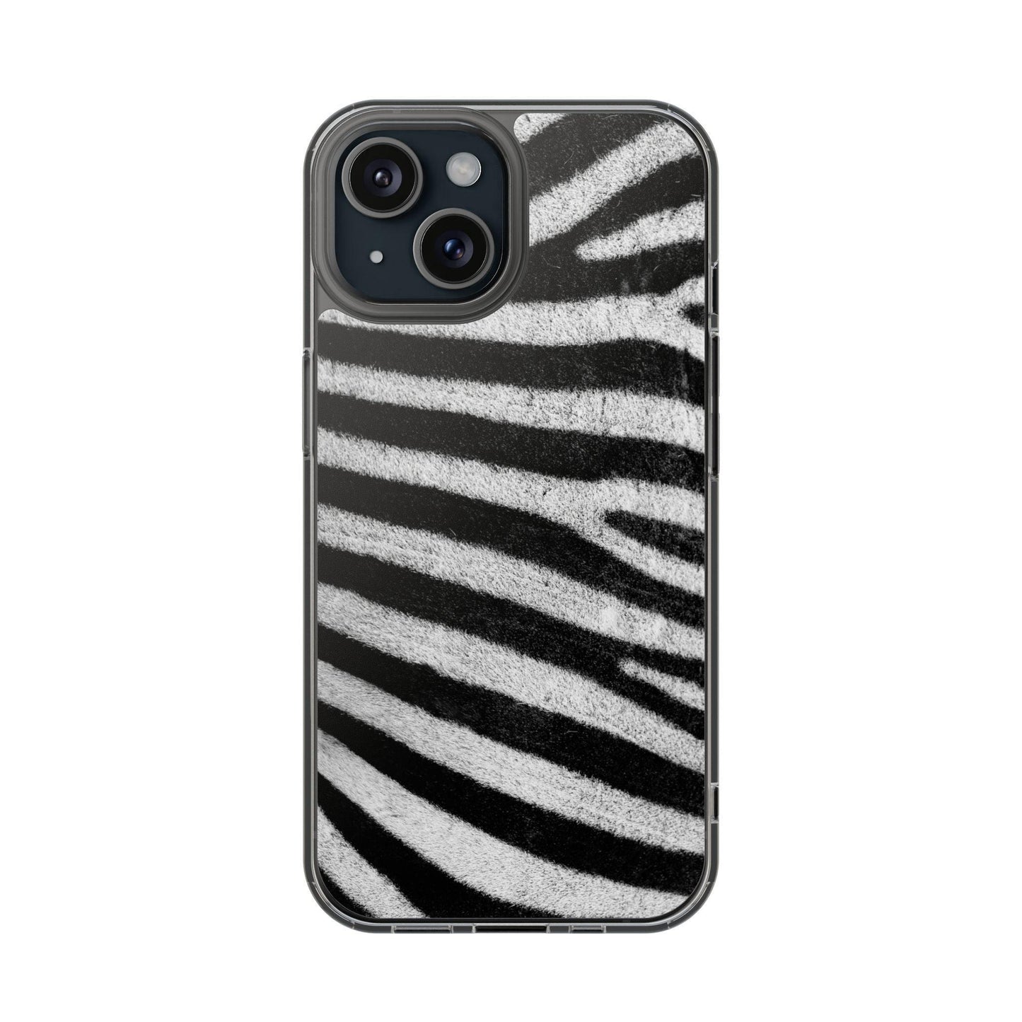 Clear Cases Black and White Zebra Stripes