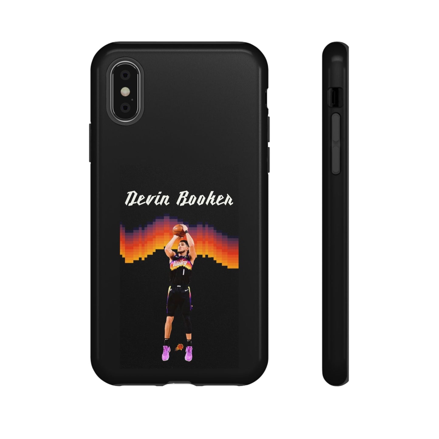 Devin Booker Precision Blaze Series – Dual-Layer ShockGuard Protection | Fits iPhone 8–16 Pro Max & Samsung Galaxy S10–S25 Ultra