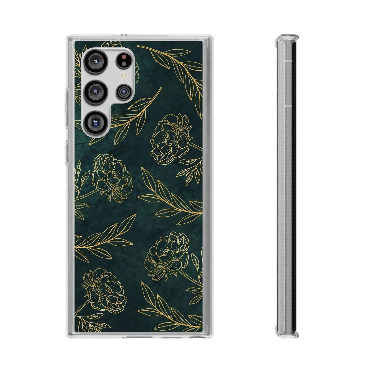 Floral Pattern Clear Cases