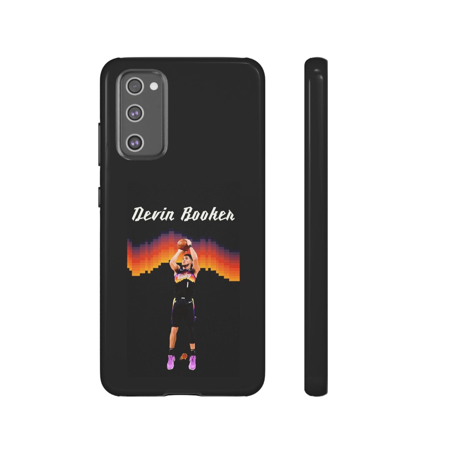 Devin Booker Precision Blaze Series – Dual-Layer ShockGuard Protection | Fits iPhone 8–16 Pro Max & Samsung Galaxy S10–S25 Ultra