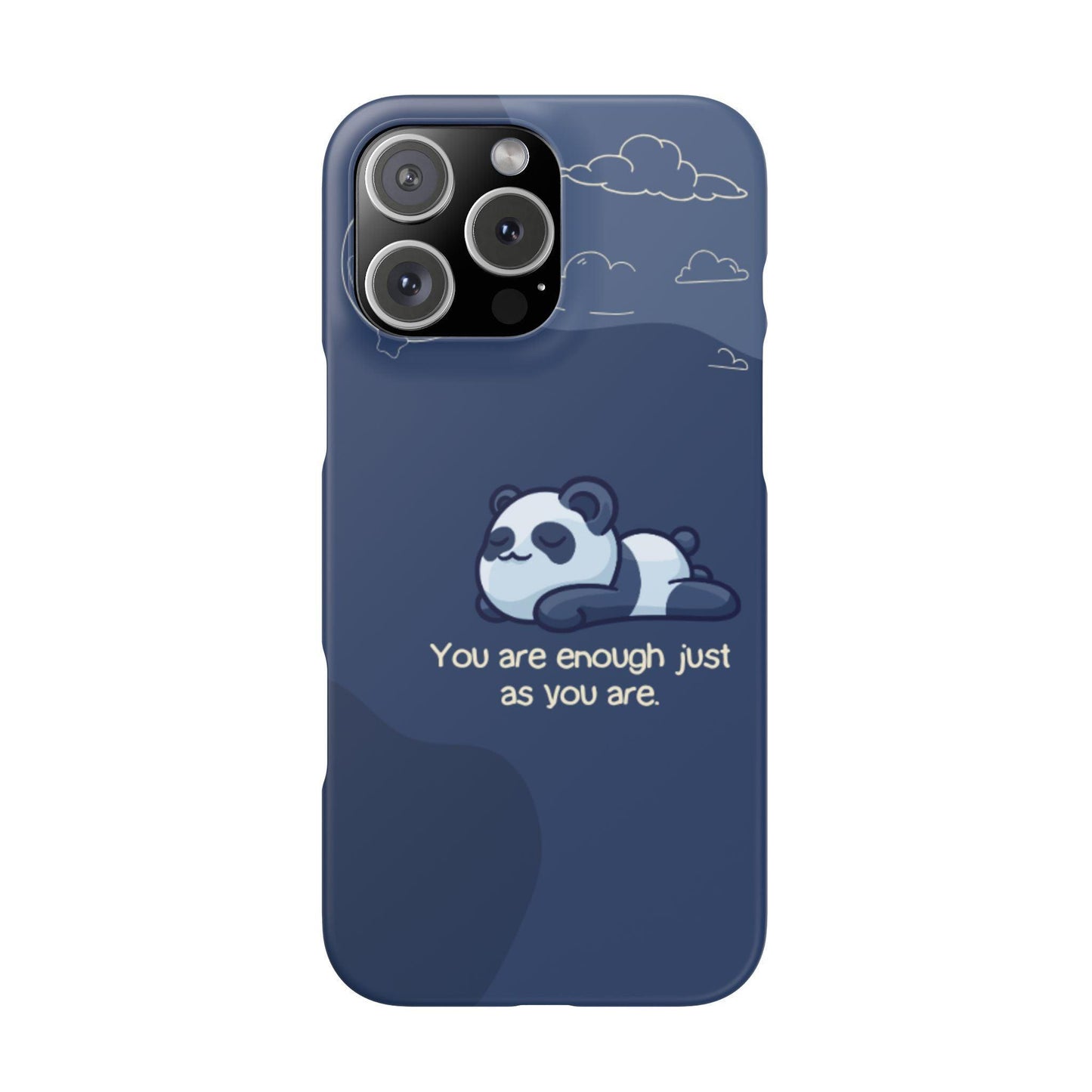Panda Dreams Phone Case – Cozy Vibes & Inspiring Words