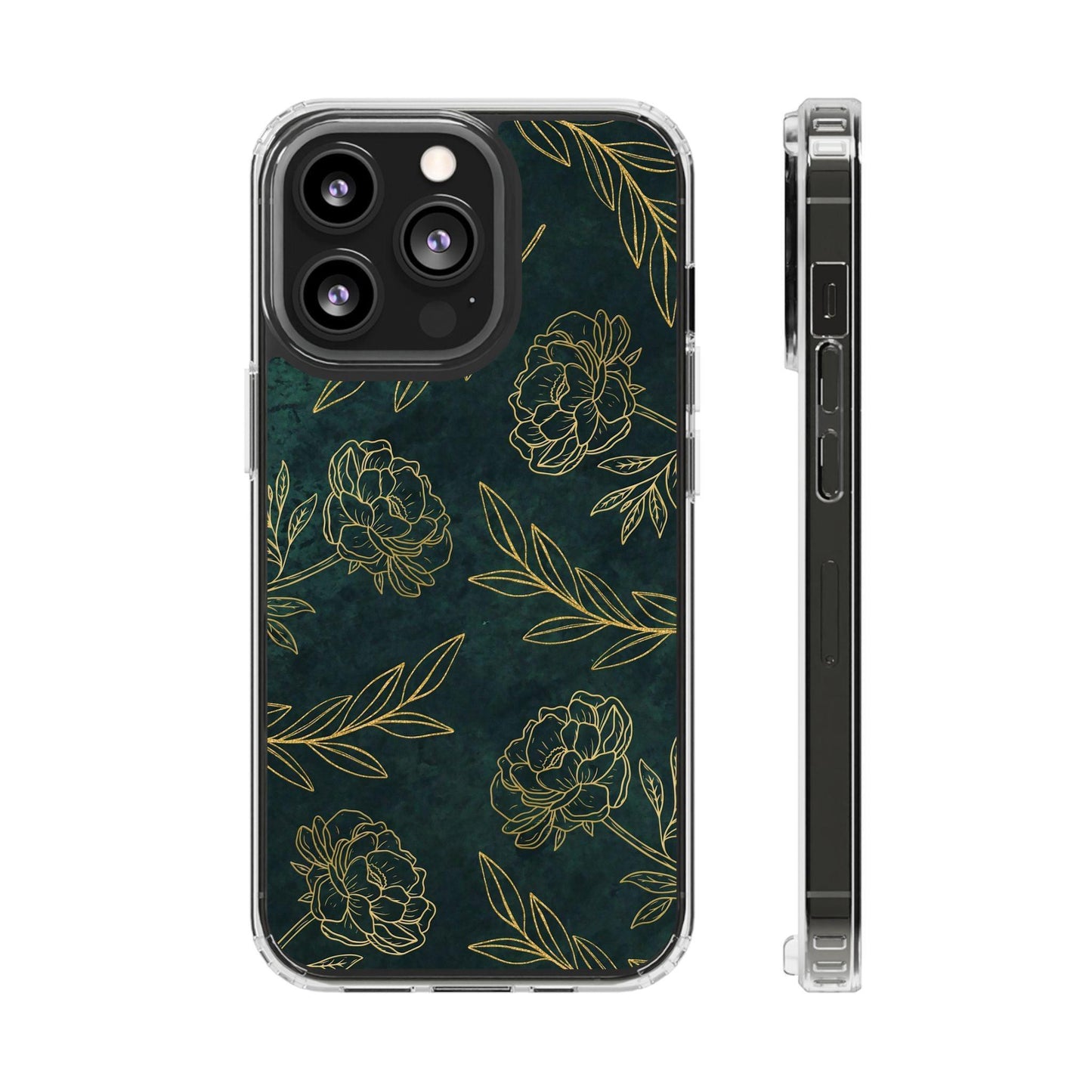 Floral Pattern Clear Cases