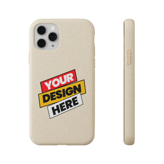 Eco-Friendly Phone Case, Biodegradable Phone Cover, Sustainable Accessory, Customizable iPhone Case, Green Gift Idea, Environmentally