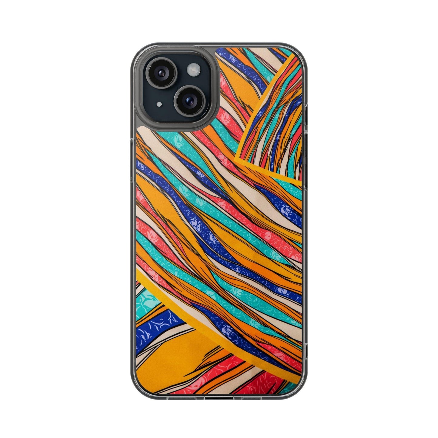Clear Cases Stripes of  Powerful Colors