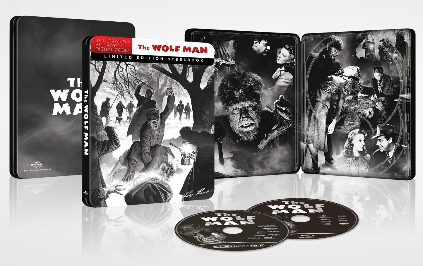 The Wolf Man (1941) Steelbook [4K Ultra HD + Blu-ray + Digital]