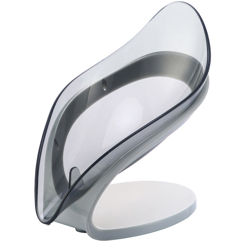 Leaf Shape Soap Holder Non-slip Drain Storage Box