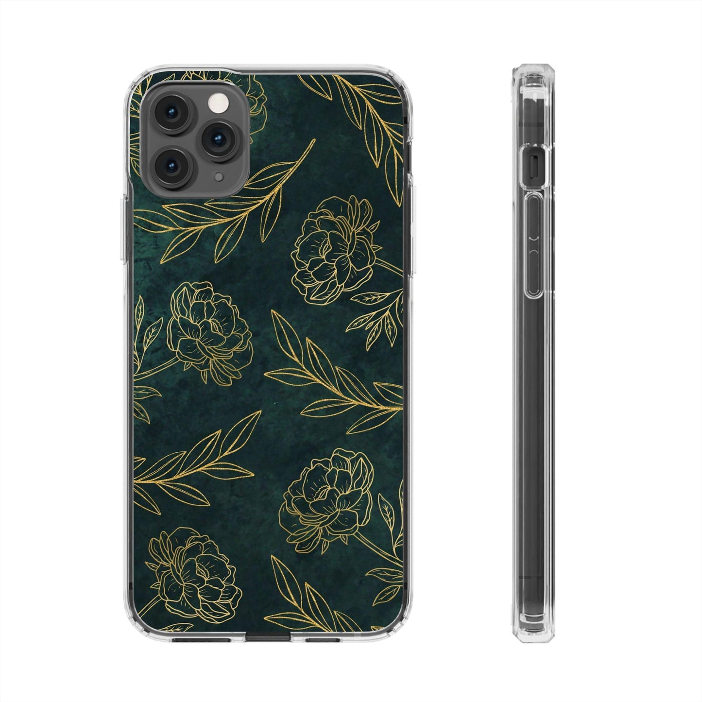 Floral Pattern Clear Cases
