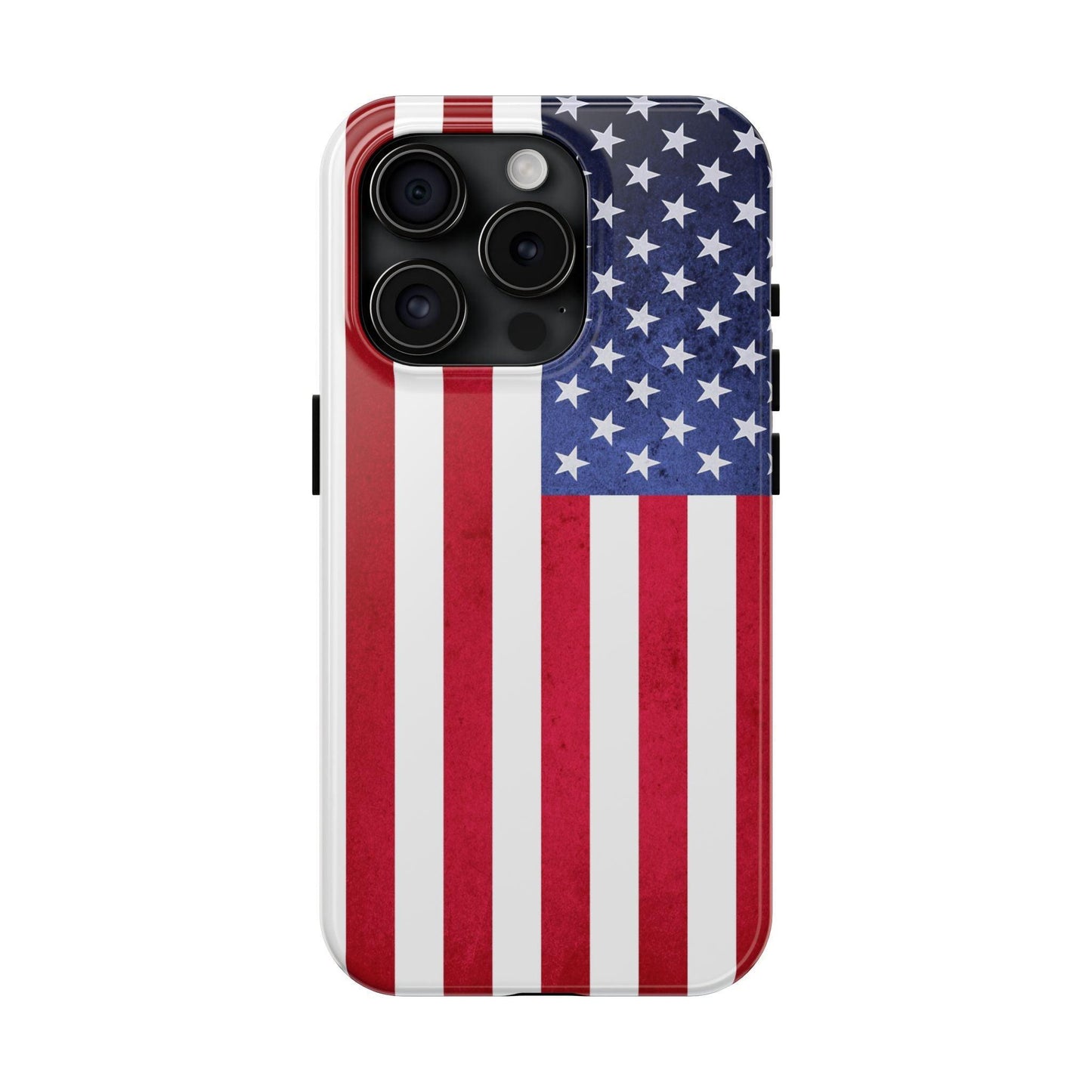 USA Flag Printed Tough Phone Cases