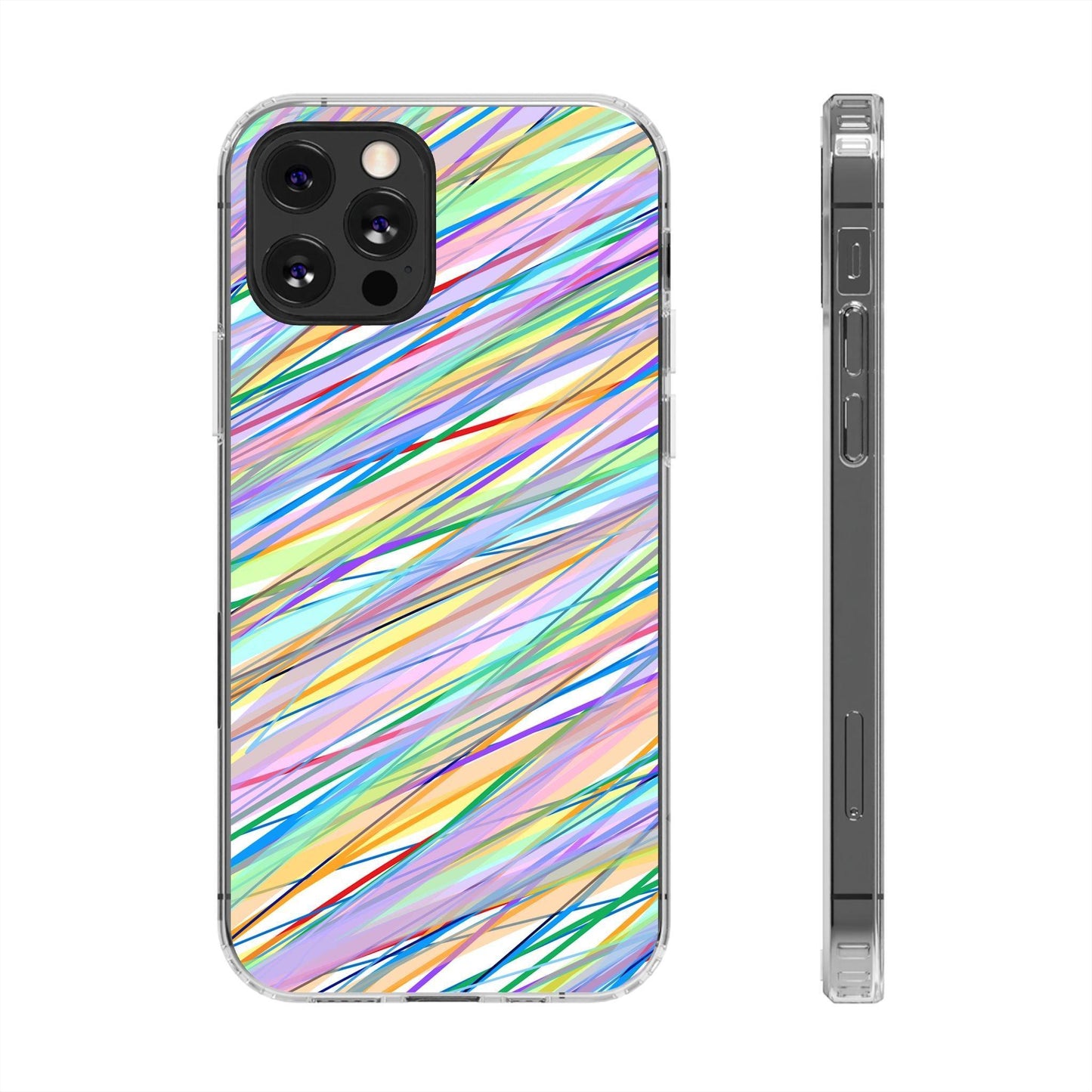 Threads Of Colors Clear Case