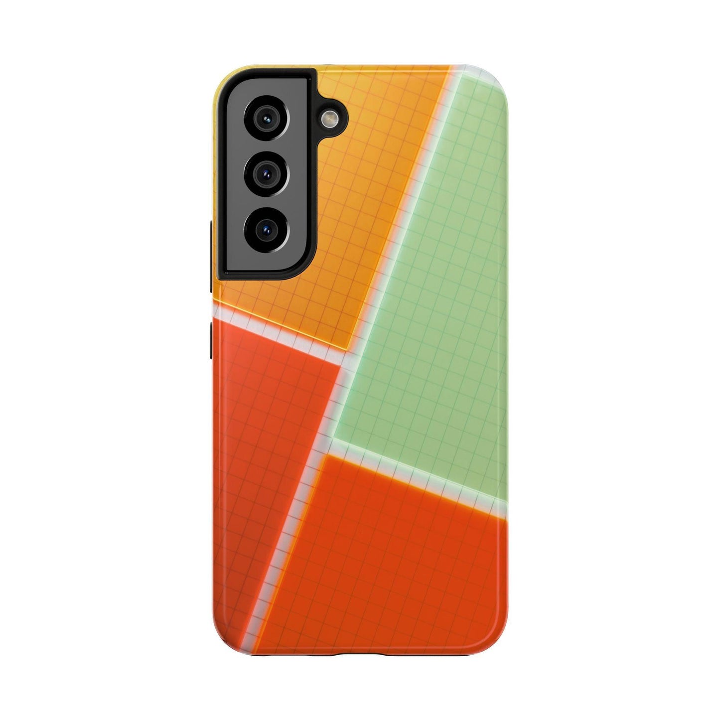 Four Colors Blocks With Shades Tough Phone Cases
