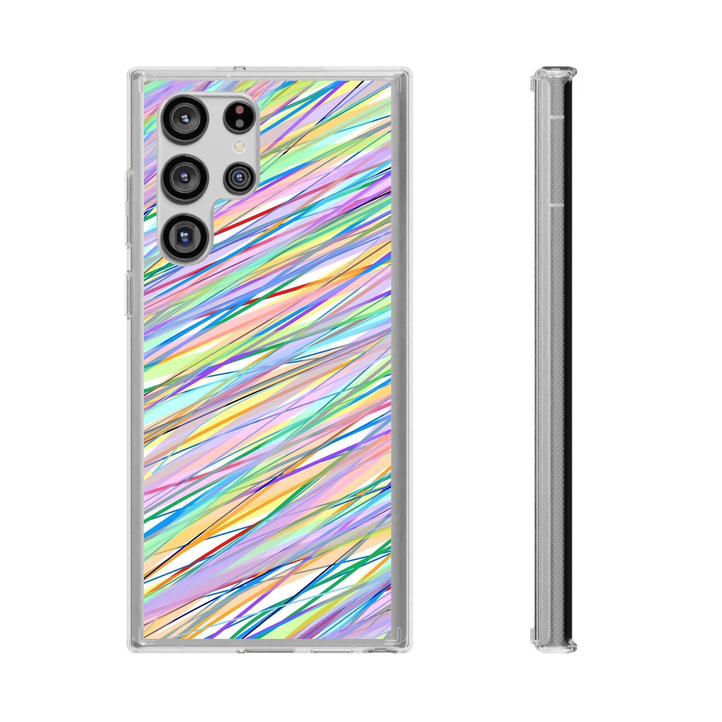 Threads Of Colors Clear Case