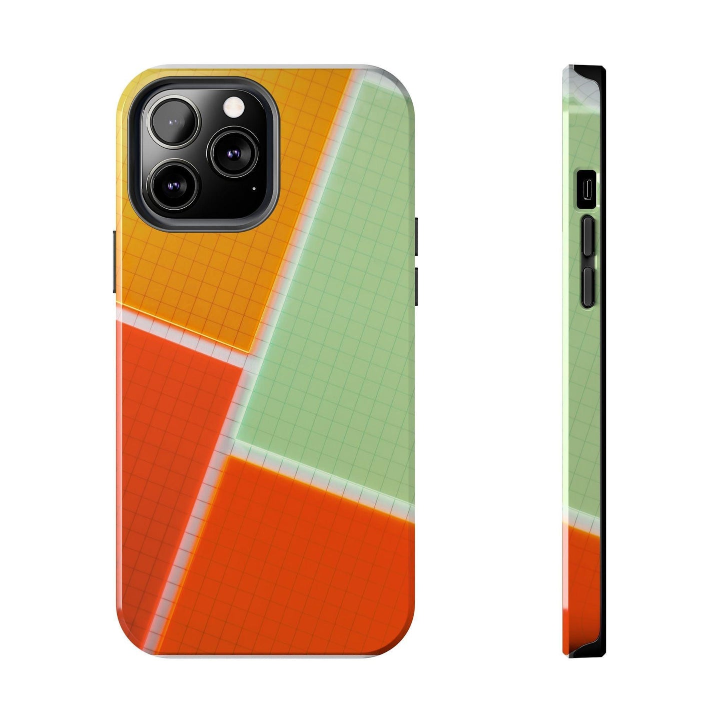 Four Colors Blocks With Shades Tough Phone Cases
