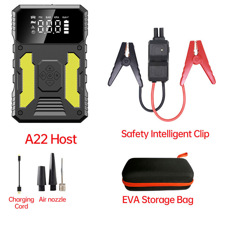 12V Lithium  Booster Jump Starter and Air Compressor