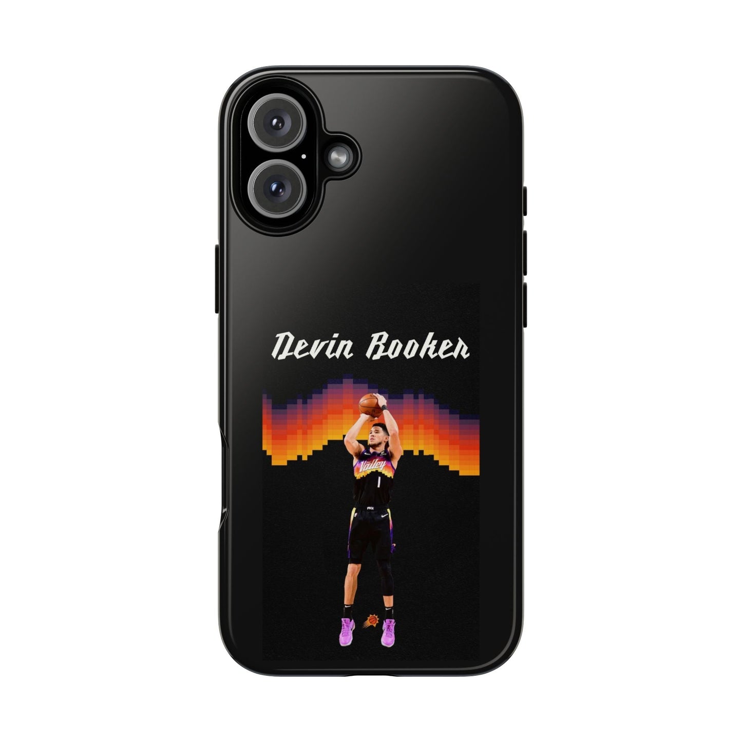 Devin Booker Precision Blaze Series – Dual-Layer ShockGuard Protection | Fits iPhone 8–16 Pro Max & Samsung Galaxy S10–S25 Ultra