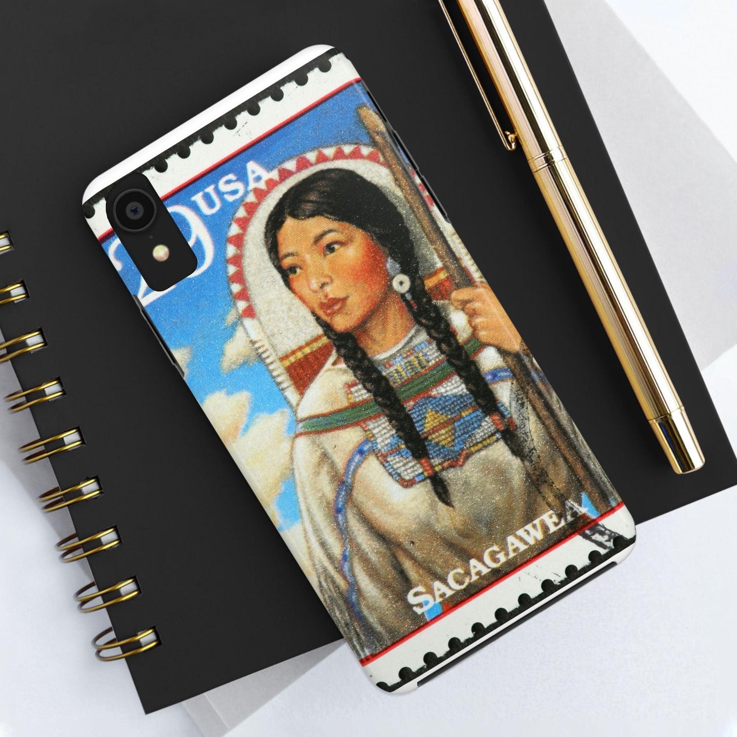 $1 Sacagawea Coin Design Tough Phone Cases
