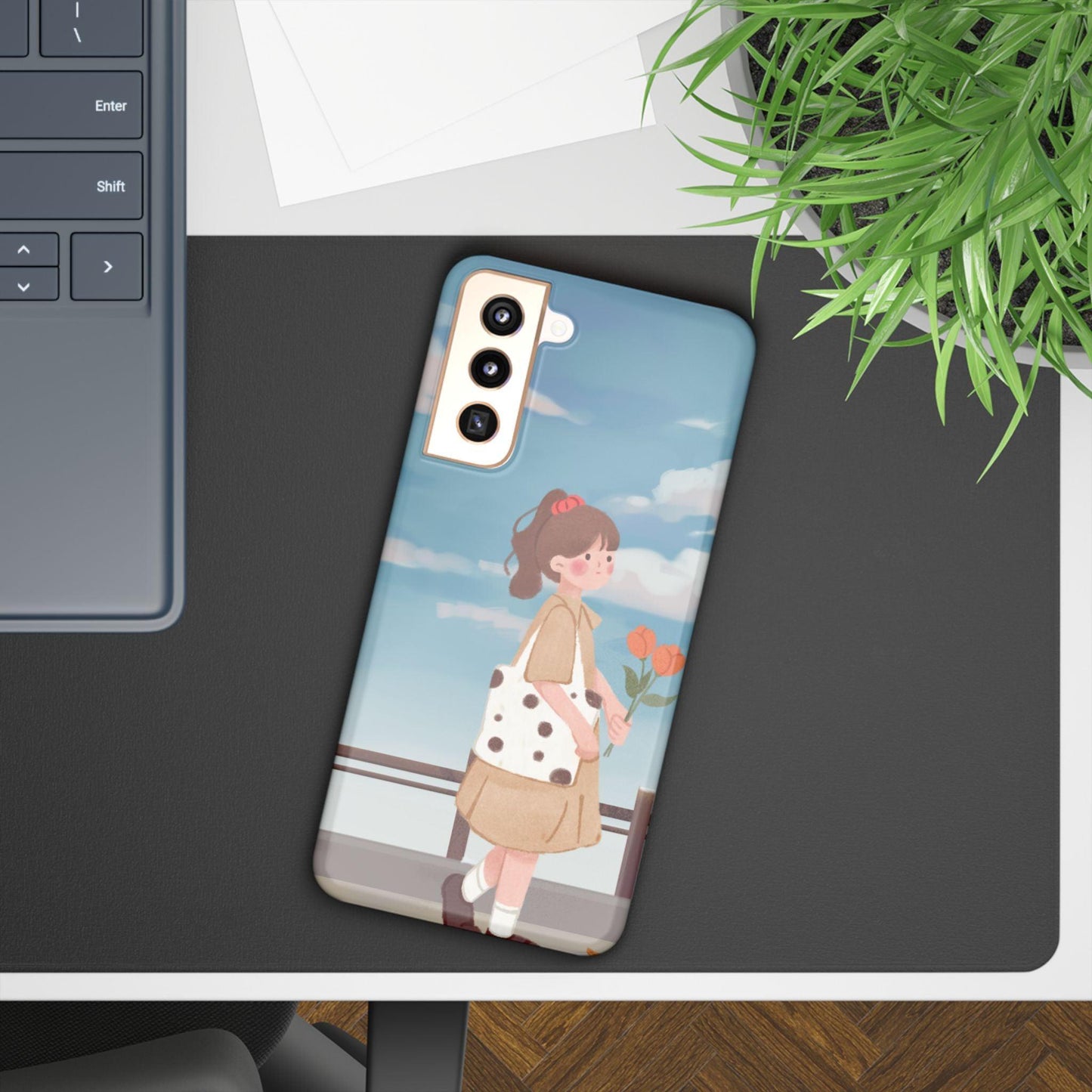 Joyful Stroll Mobile Cover – Embrace Happiness Everywhere You Go!