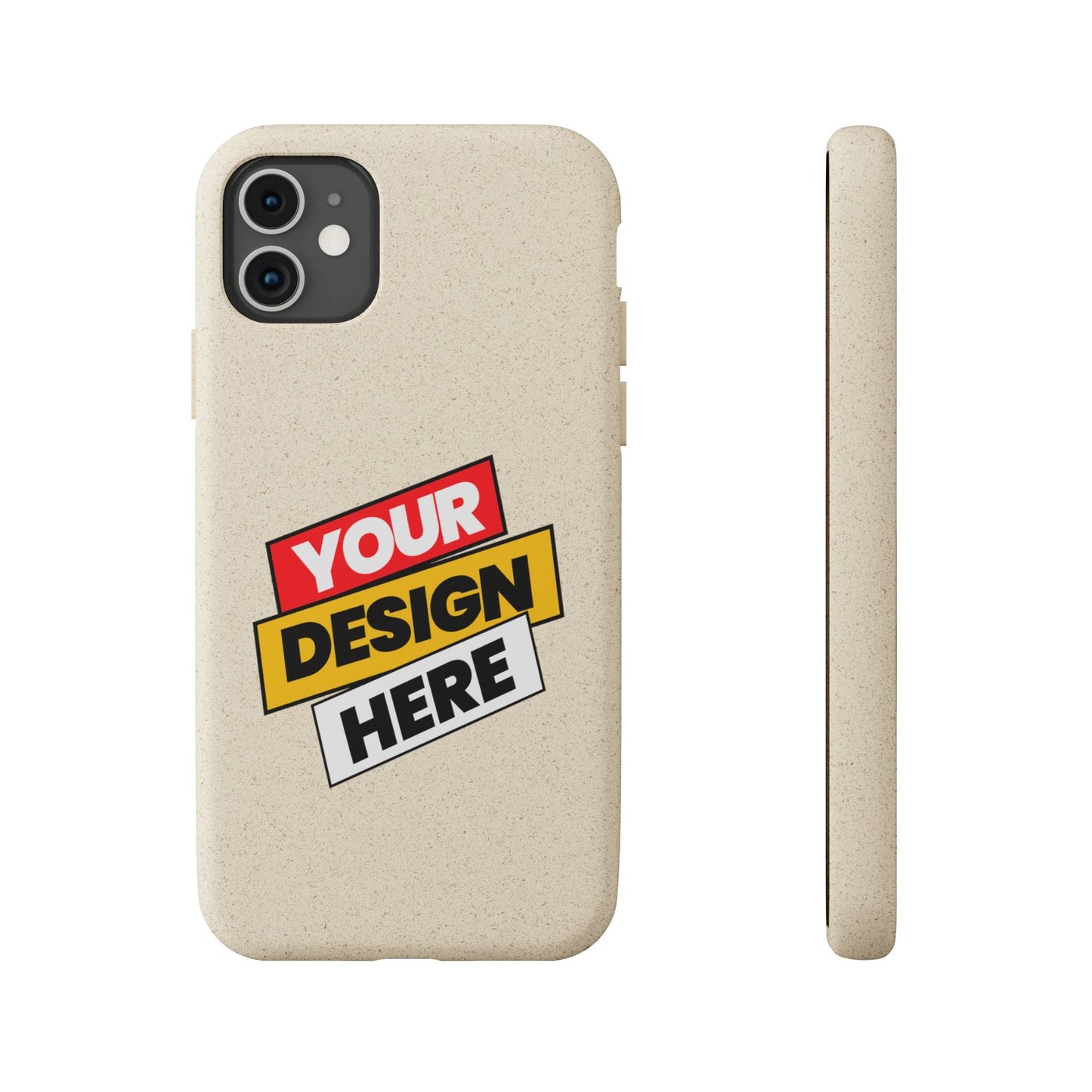 Eco-Friendly Phone Case, Biodegradable Phone Cover, Sustainable Accessory, Customizable iPhone Case, Green Gift Idea, Environmentally