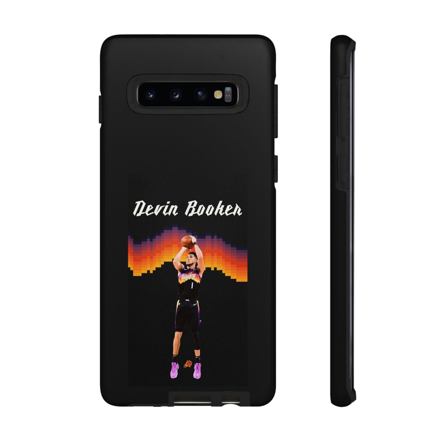 Devin Booker Precision Blaze Series – Dual-Layer ShockGuard Protection | Fits iPhone 8–16 Pro Max & Samsung Galaxy S10–S25 Ultra