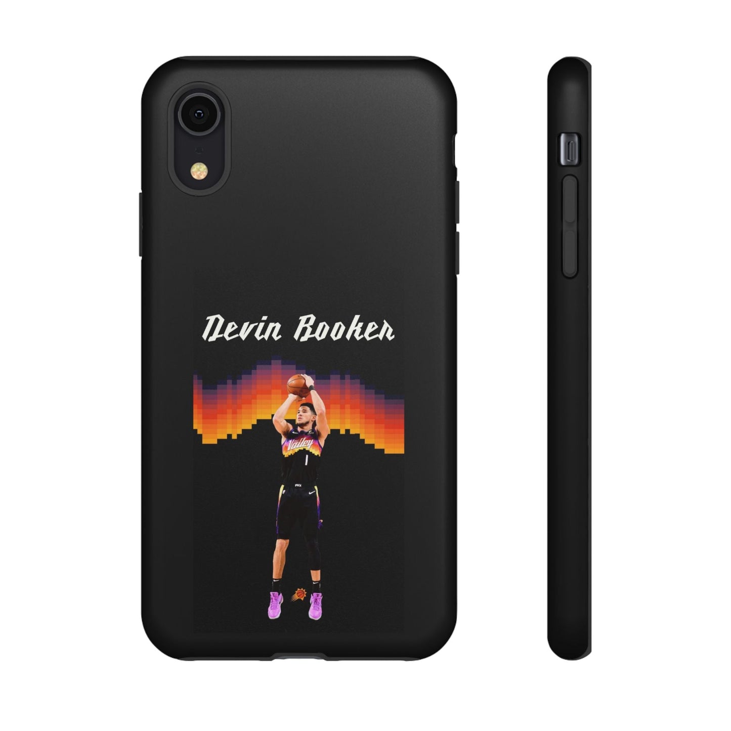 Devin Booker Precision Blaze Series – Dual-Layer ShockGuard Protection | Fits iPhone 8–16 Pro Max & Samsung Galaxy S10–S25 Ultra