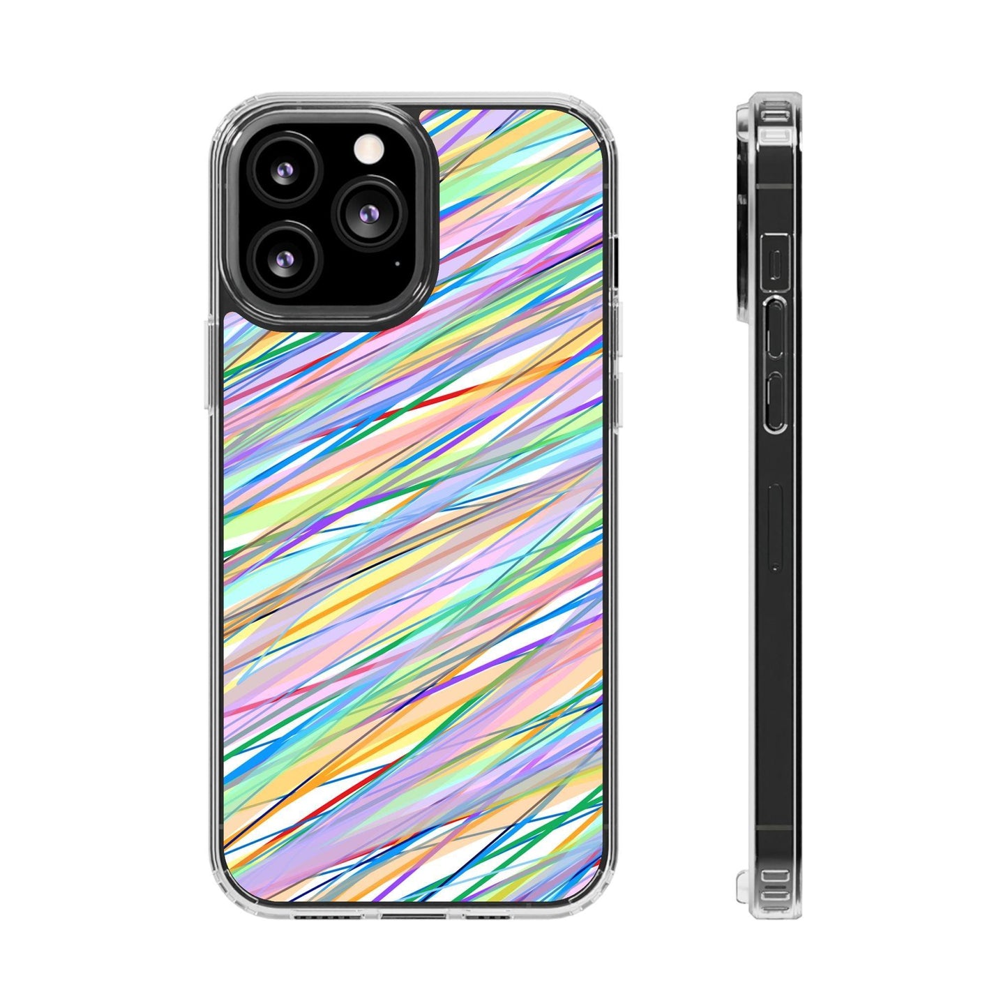 Threads Of Colors Clear Case