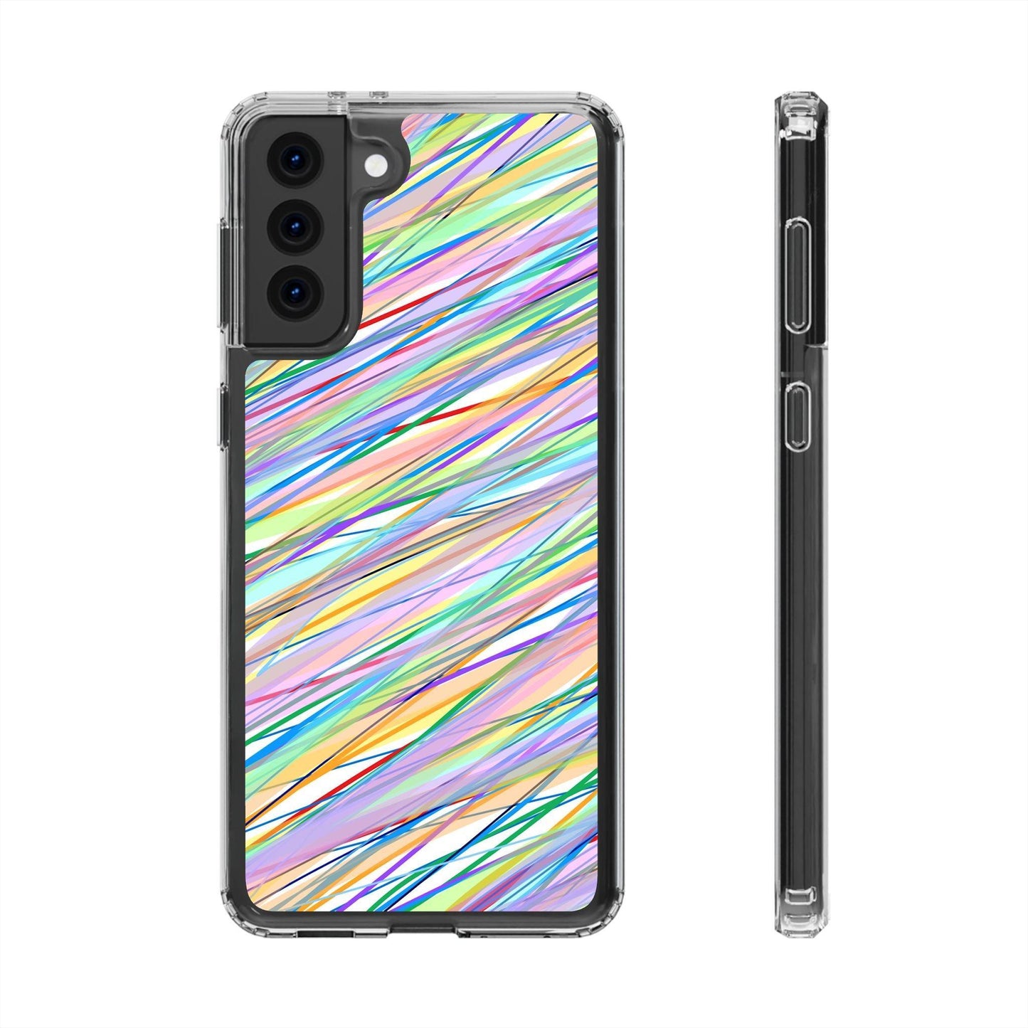 Threads Of Colors Clear Case