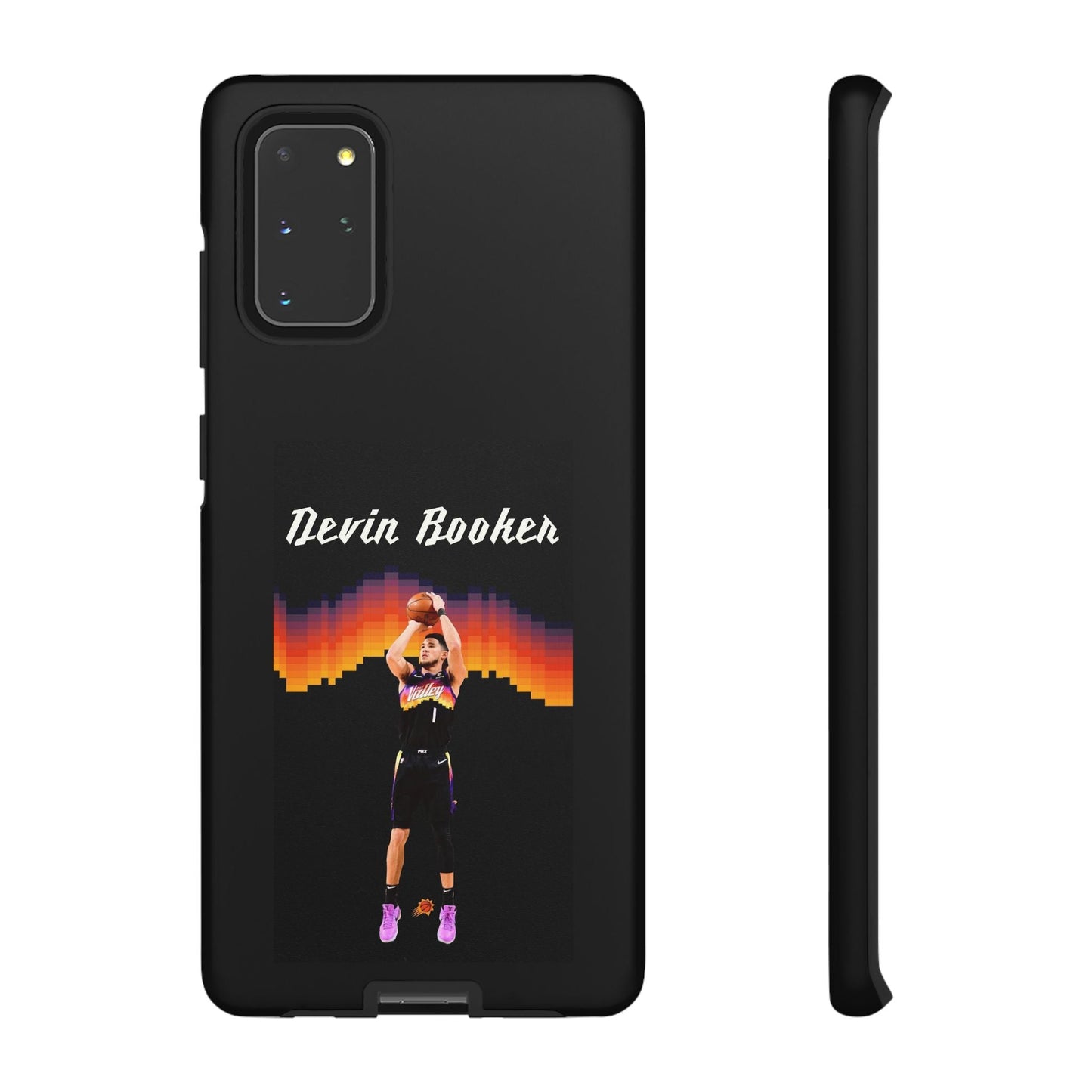 Devin Booker Precision Blaze Series – Dual-Layer ShockGuard Protection | Fits iPhone 8–16 Pro Max & Samsung Galaxy S10–S25 Ultra