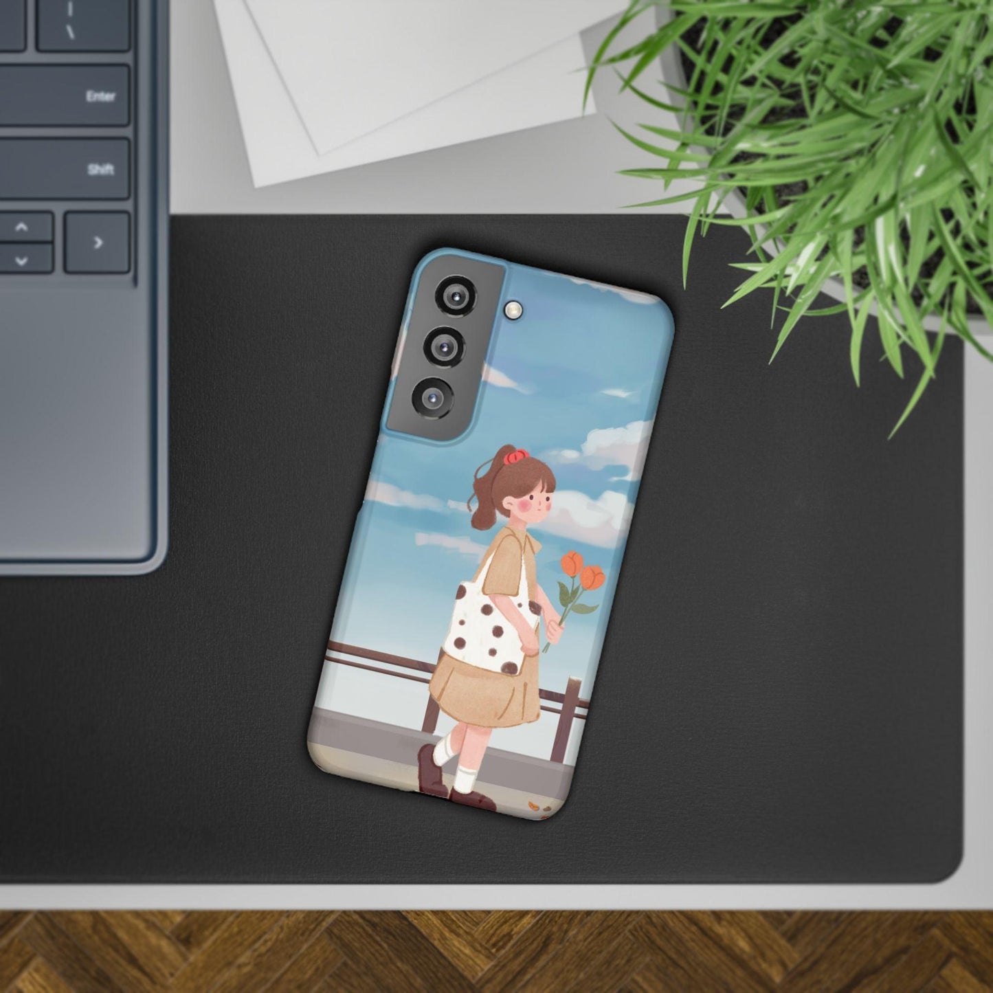 Joyful Stroll Mobile Cover – Embrace Happiness Everywhere You Go!