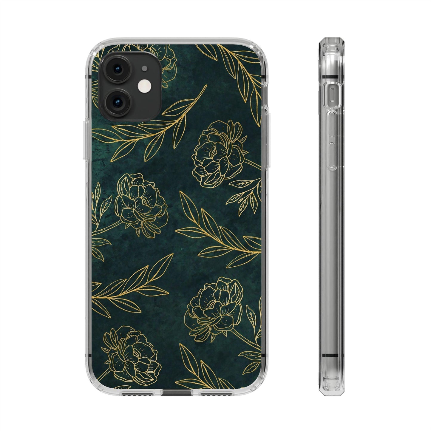 Floral Pattern Clear Cases