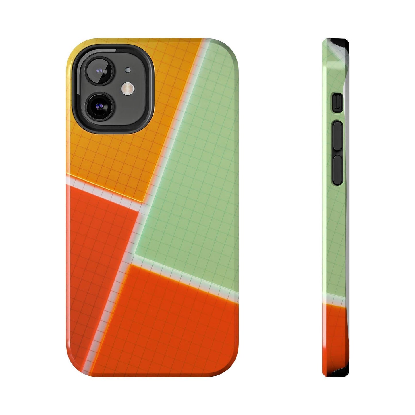 Four Colors Blocks With Shades Tough Phone Cases