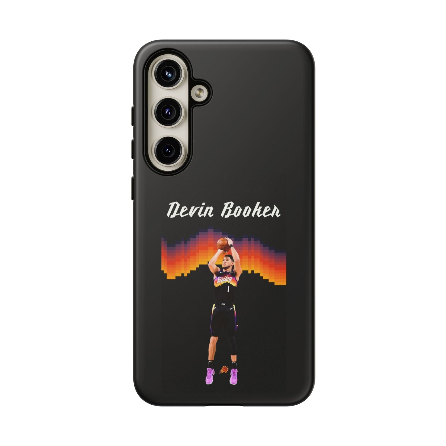 Devin Booker Precision Blaze Series – Dual-Layer ShockGuard Protection | Fits iPhone 8–16 Pro Max & Samsung Galaxy S10–S25 Ultra