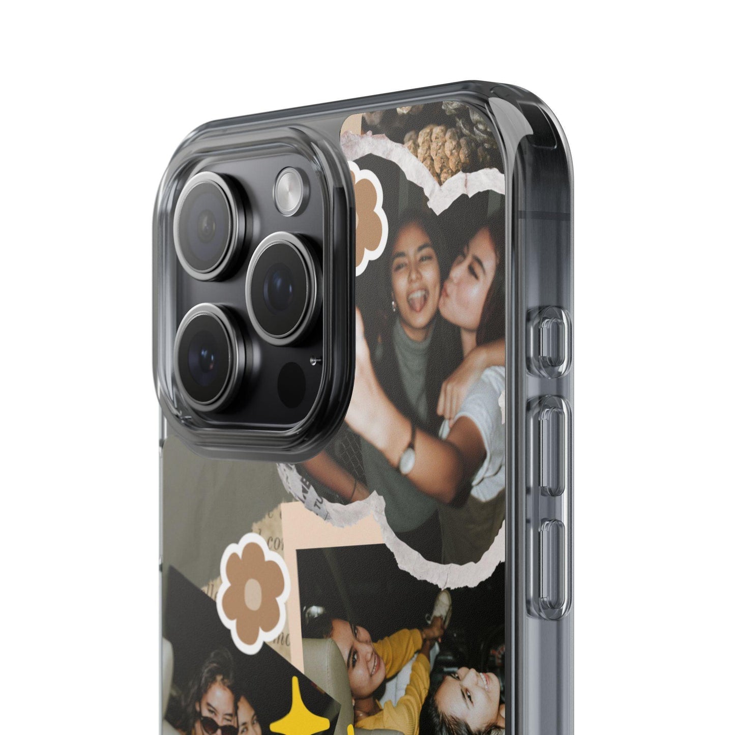 Memories In Retro Templet  Custom Printed Clear Cases