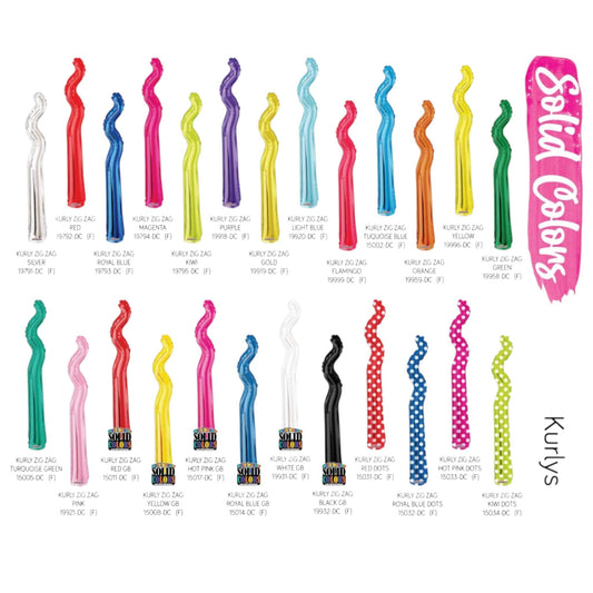 14" Kurly Zig Zag Balloon