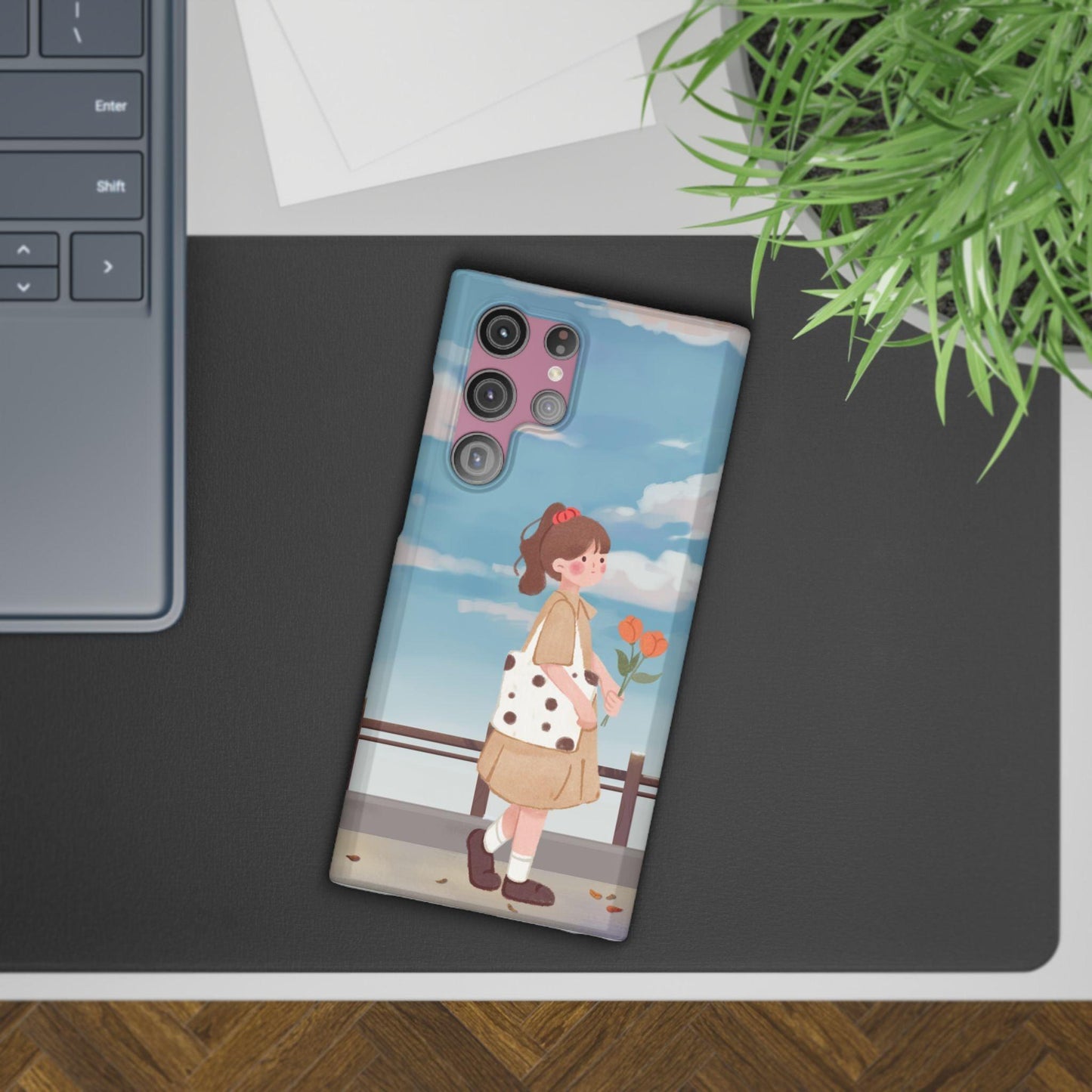 Joyful Stroll Mobile Cover – Embrace Happiness Everywhere You Go!