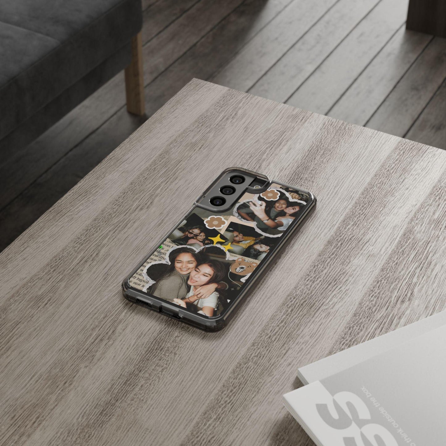 Memories In Retro Templet  Custom Printed Clear Cases