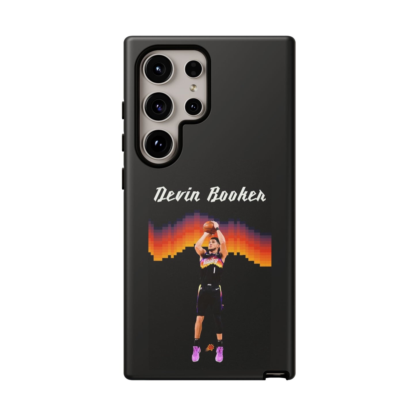 Devin Booker Precision Blaze Series – Dual-Layer ShockGuard Protection | Fits iPhone 8–16 Pro Max & Samsung Galaxy S10–S25 Ultra
