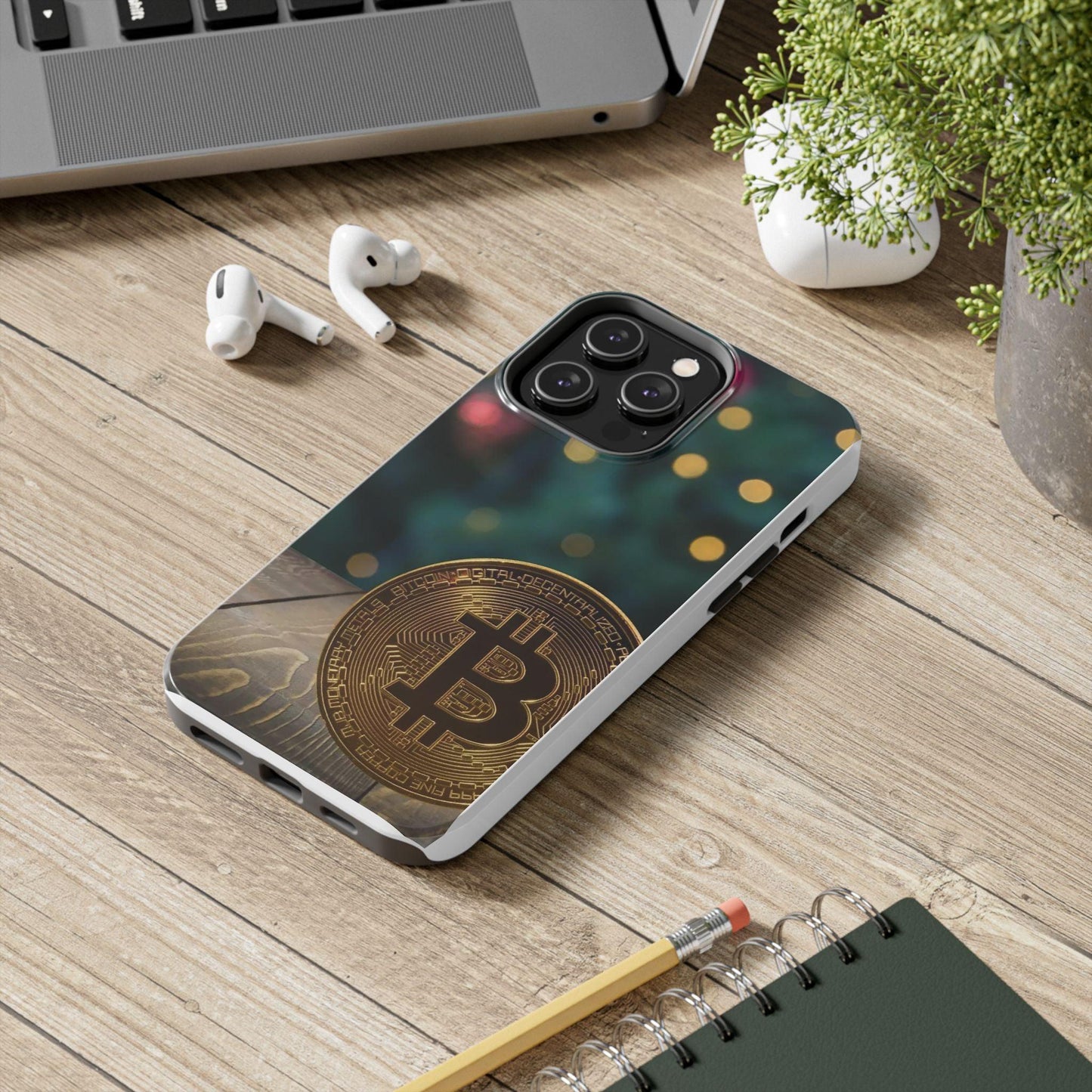 Crypto Bitcoin High Quality Printed Tough Phone Cases