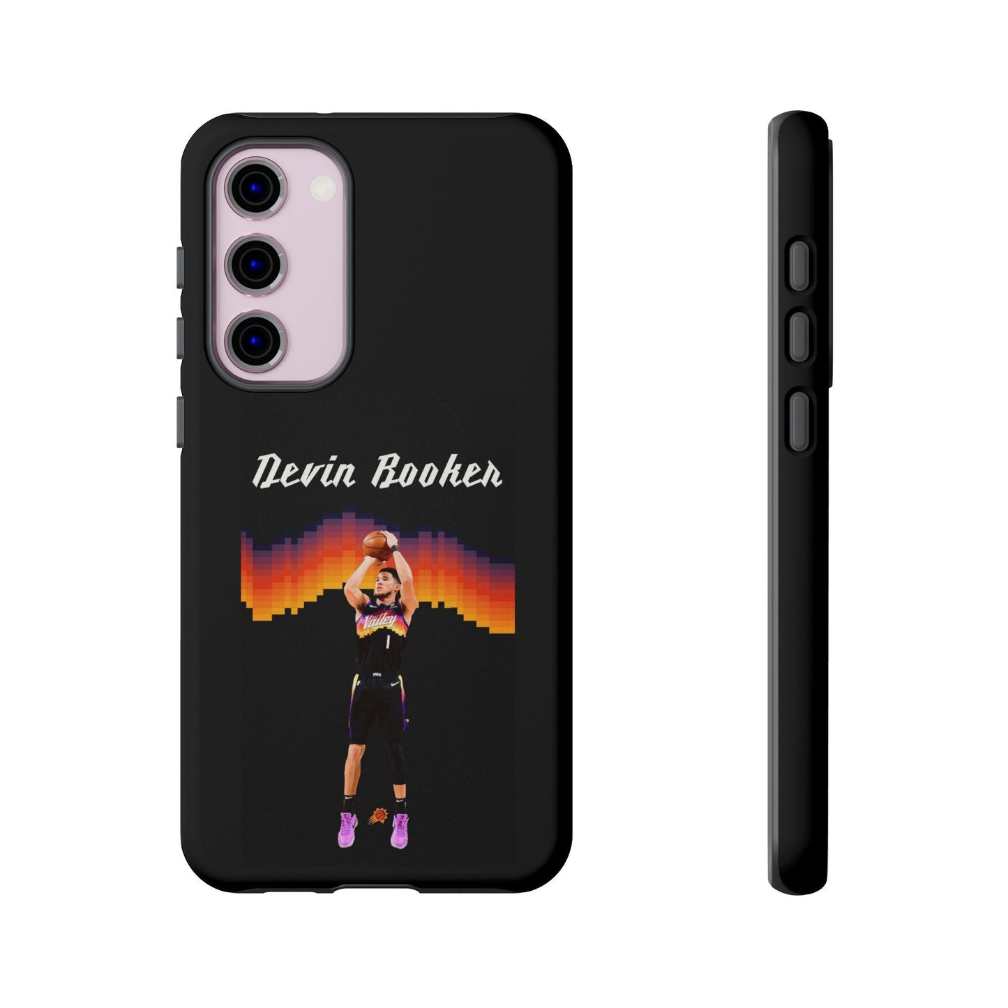 Devin Booker Precision Blaze Series – Dual-Layer ShockGuard Protection | Fits iPhone 8–16 Pro Max & Samsung Galaxy S10–S25 Ultra