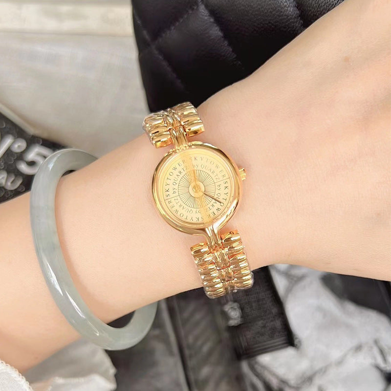 Women's Cold Style Hollow Bracelet Watch