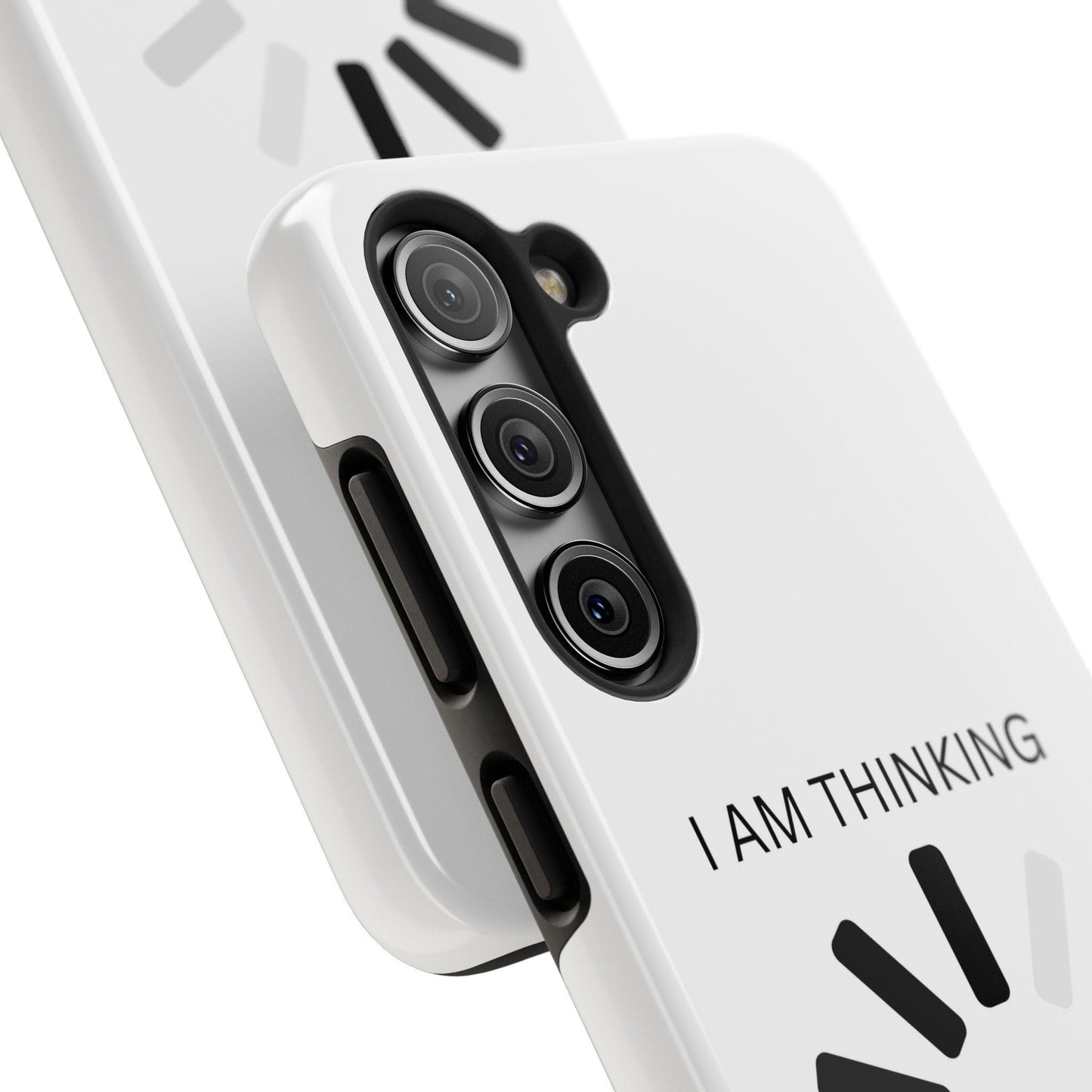 I Am Thinking To Much Text Printed Tough Phone Cases