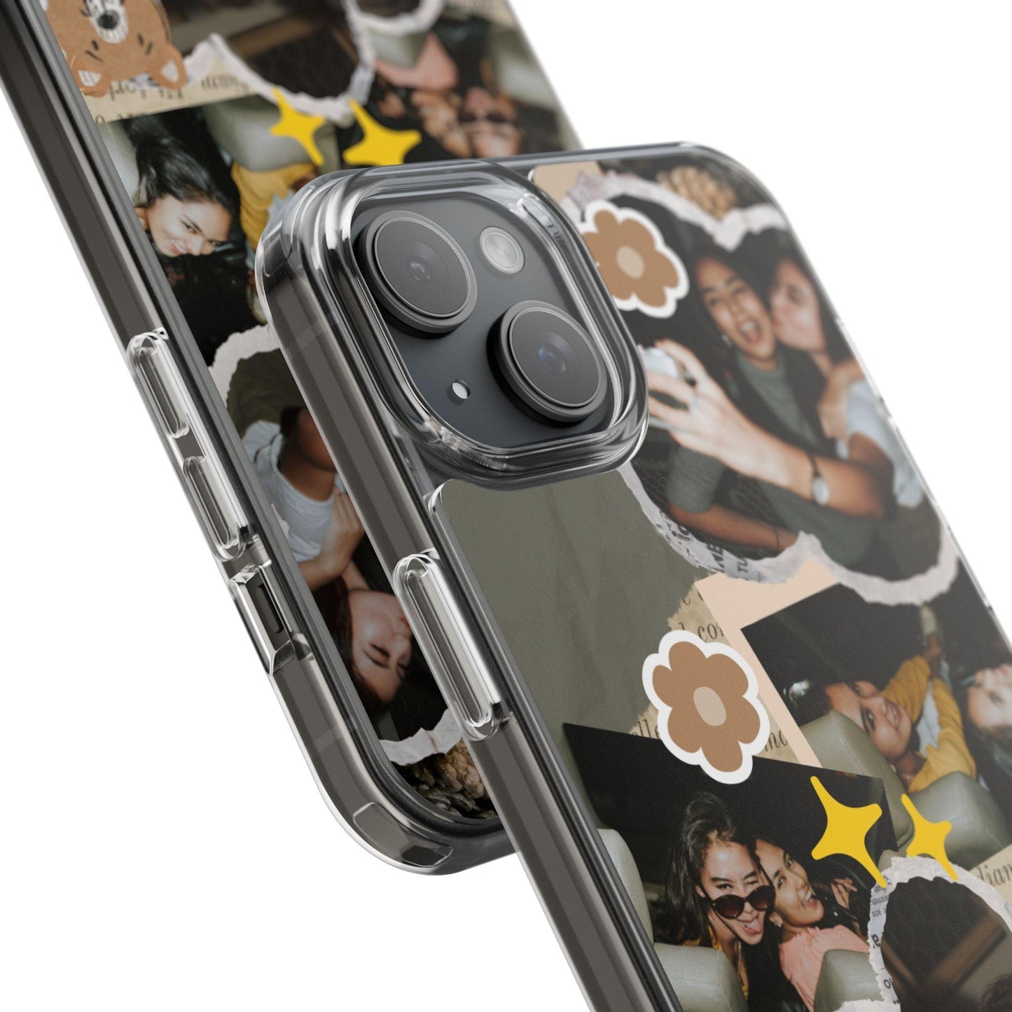 Memories In Retro Templet  Custom Printed Clear Cases
