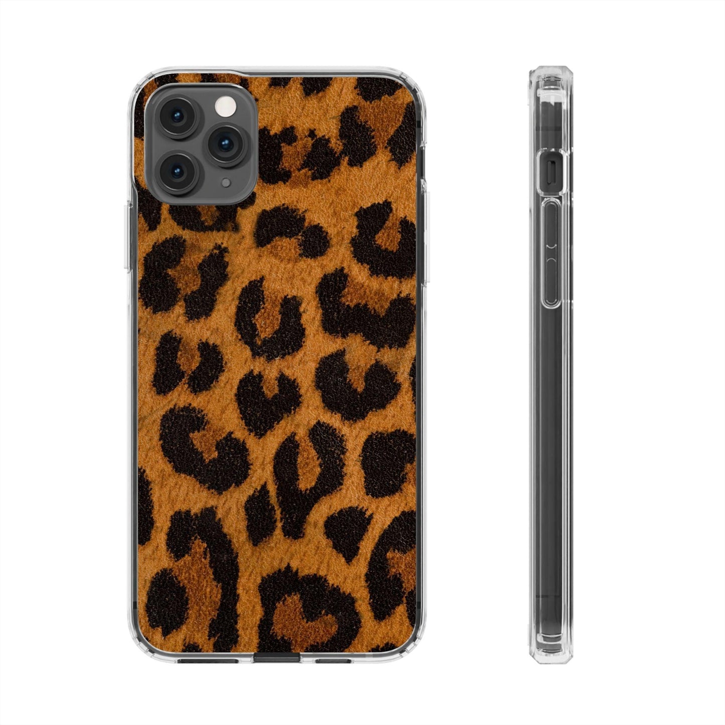 Clear Cases Cheeta Print