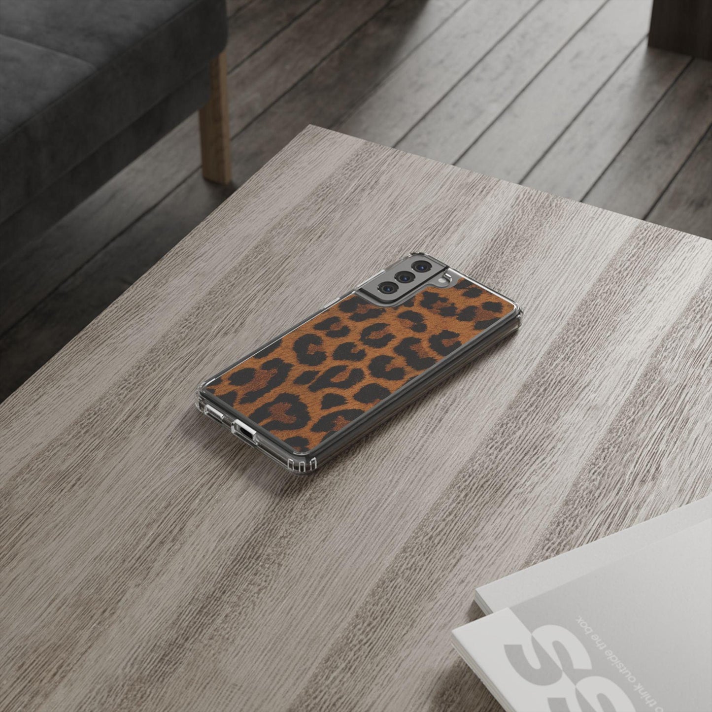 Clear Cases Cheeta Print