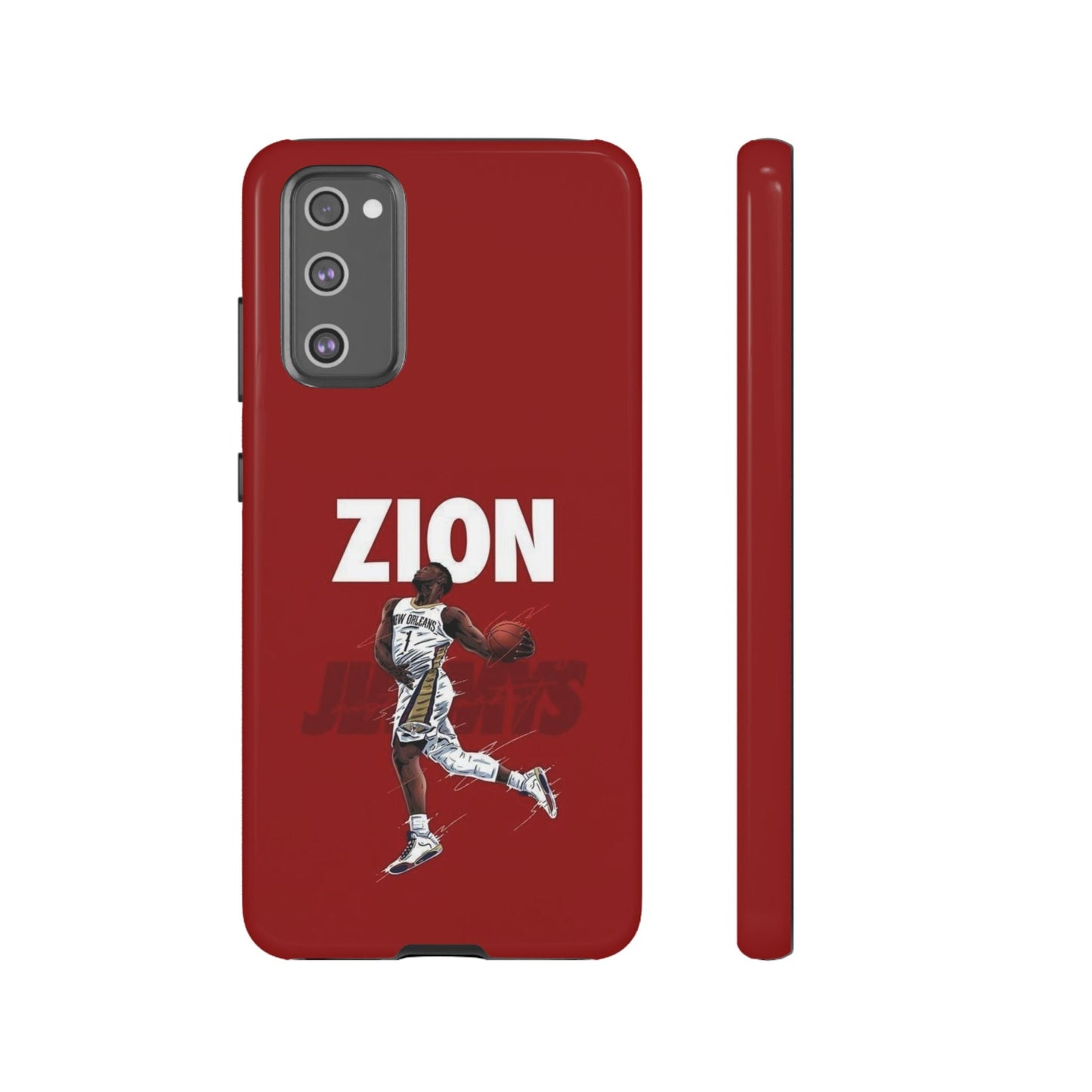 Zion Williamson Power Drive Edition – Rugged Dual-Layer Armor & Slim Fit | Compatible with iPhone 8–16 Pro Max & Samsung S10–S25 Ultra