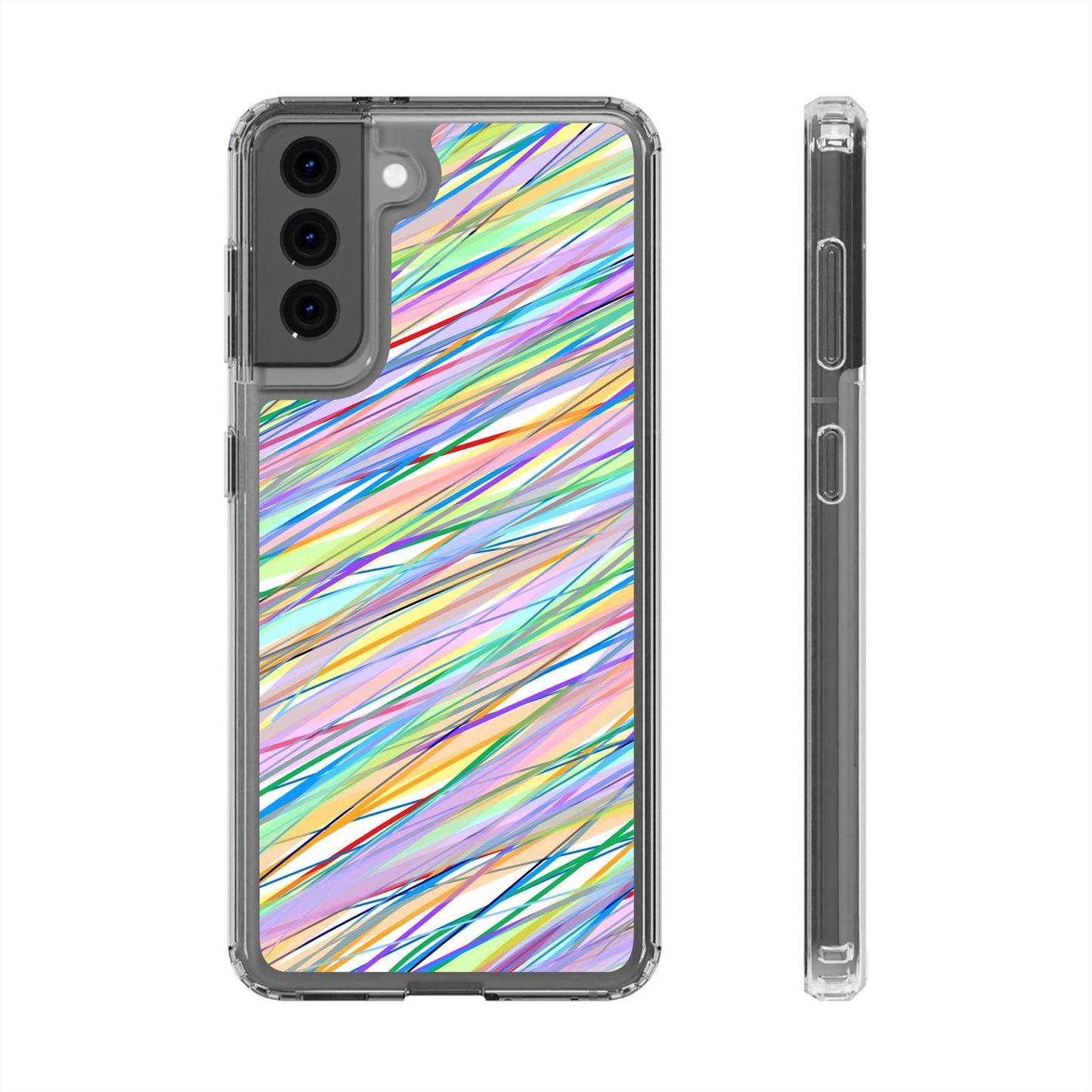 Threads Of Colors Clear Case