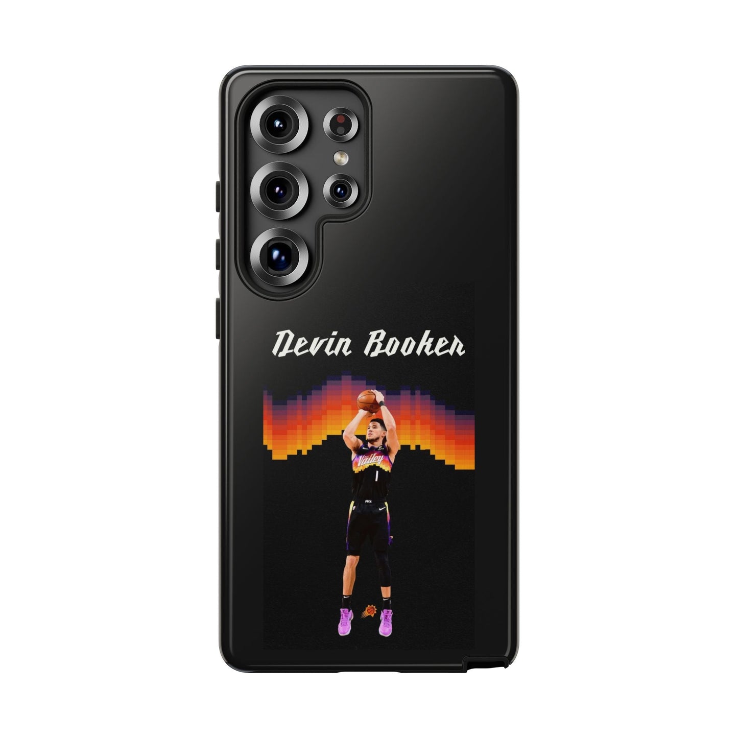 Devin Booker Precision Blaze Series – Dual-Layer ShockGuard Protection | Fits iPhone 8–16 Pro Max & Samsung Galaxy S10–S25 Ultra