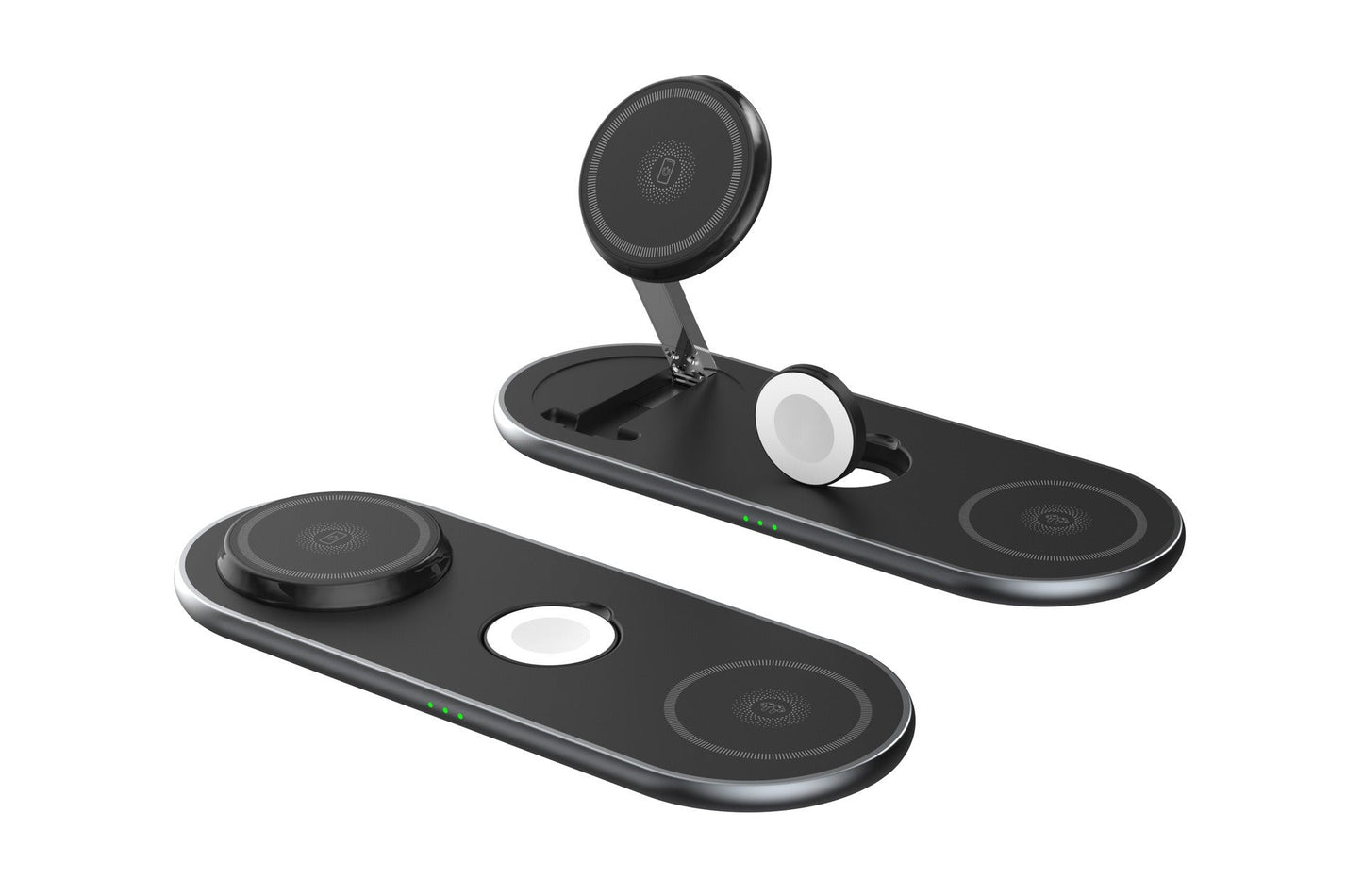 Foldable wireless convenient 3-in-1 magnetic wireless fast charging suitable for Apple 3-in-1 wireless charging