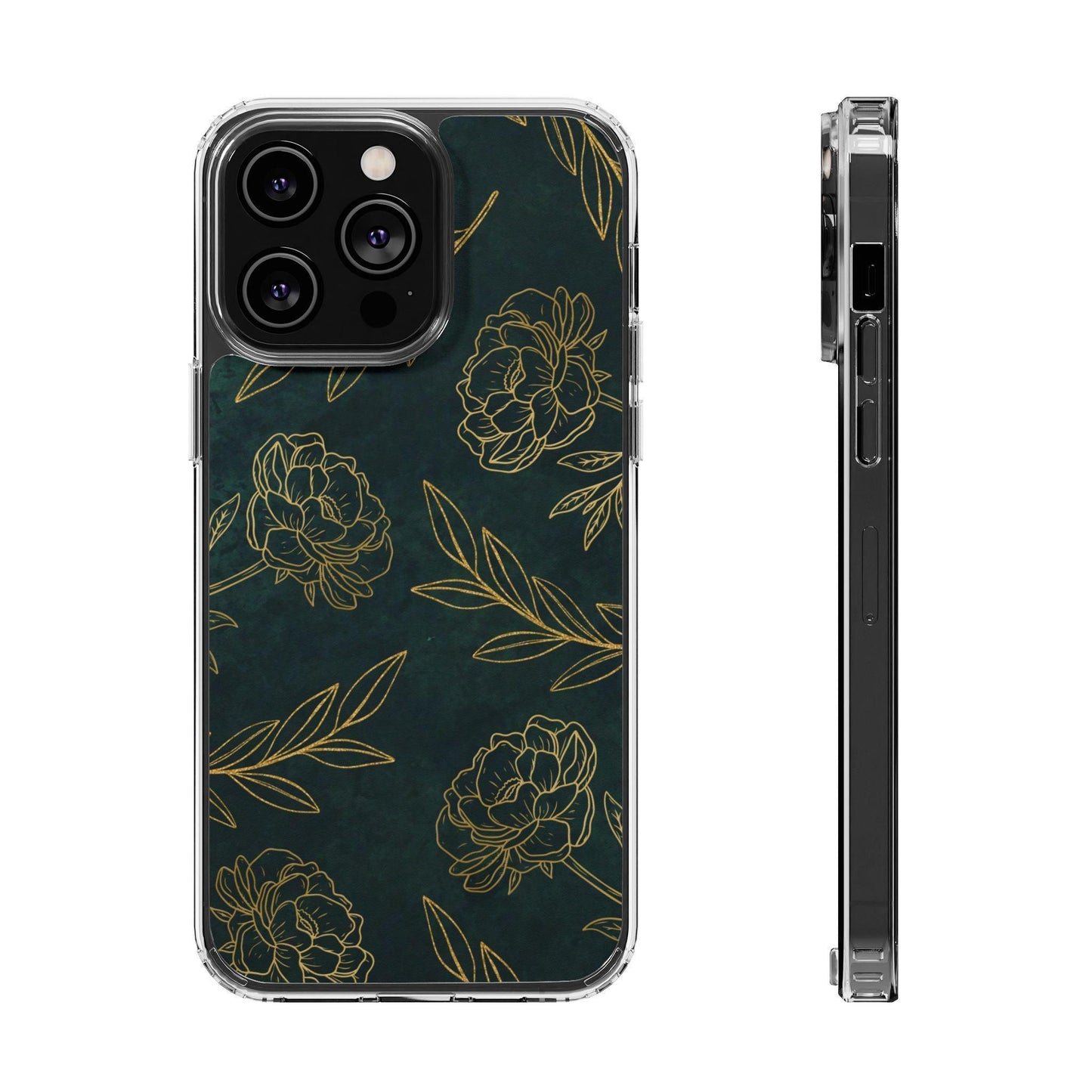 Floral Pattern Clear Cases