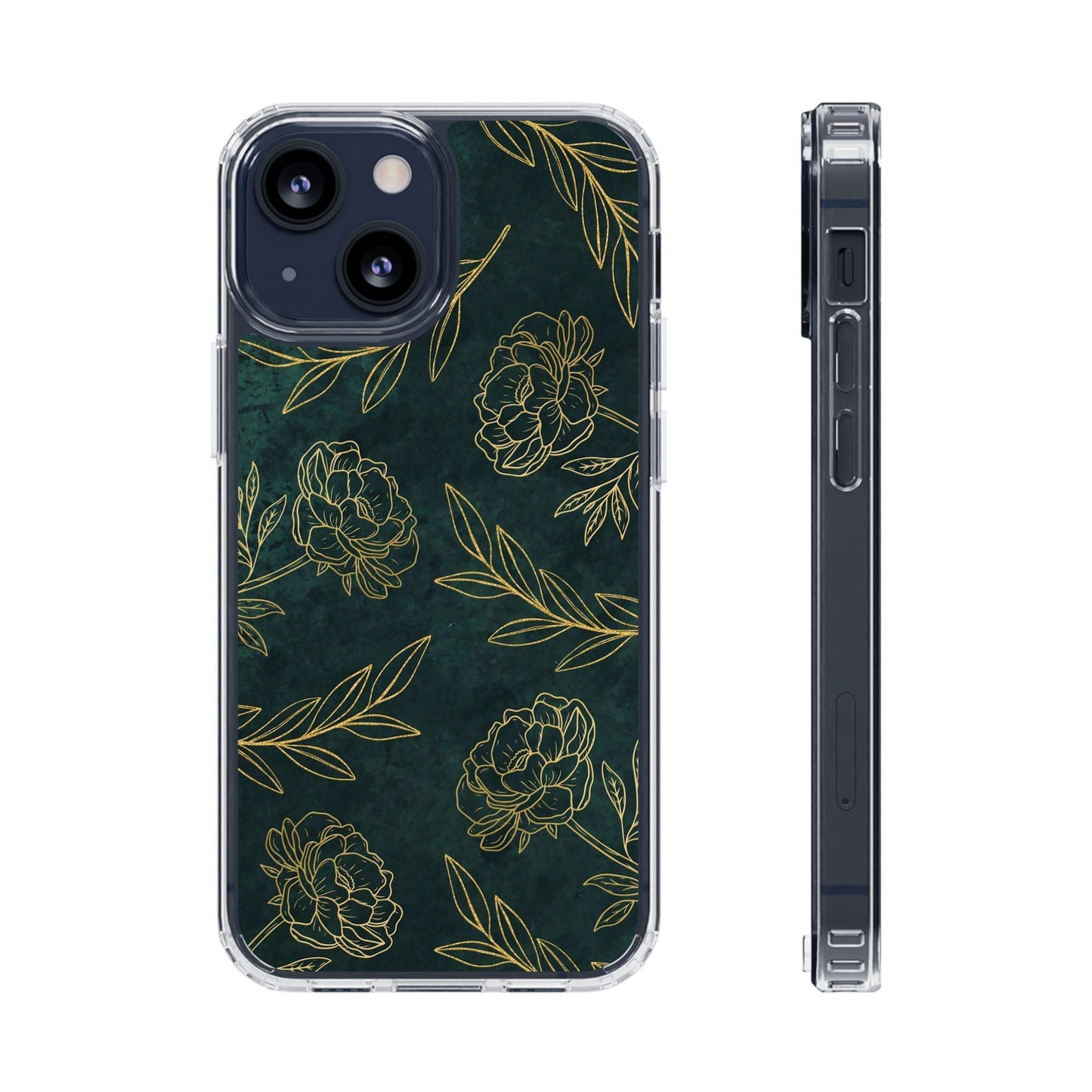 Floral Pattern Clear Cases