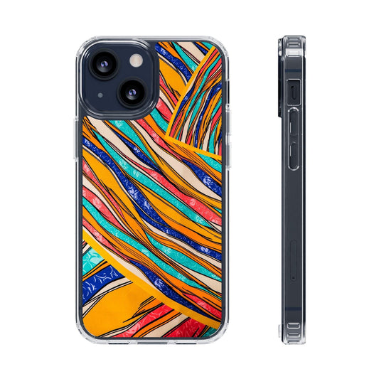Clear Cases Stripes of  Powerful Colors