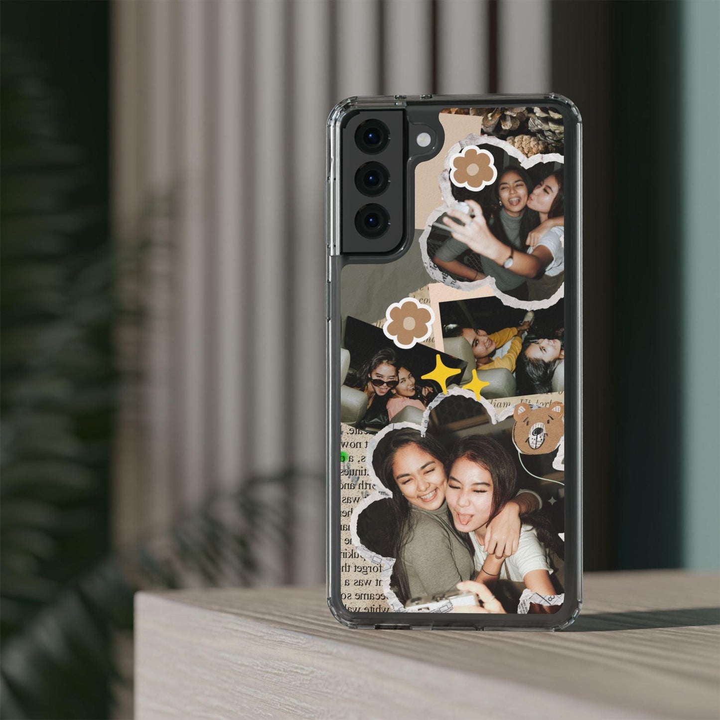 Memories In Retro Templet  Custom Printed Clear Cases